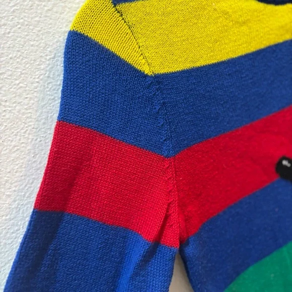 Disney 100 Mickey Mouse Rainbow Striped Sweater (Boys 6/7) - Picture 3 of 10